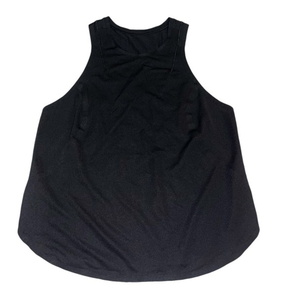EUC Lululemon Racerback Seamless Edge Cropped Running Tank Size Black XS/S - Picture 1 of 10